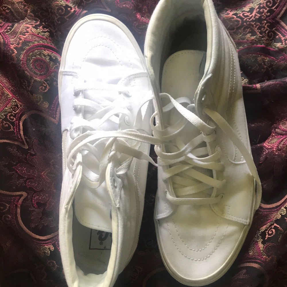 White high top vans